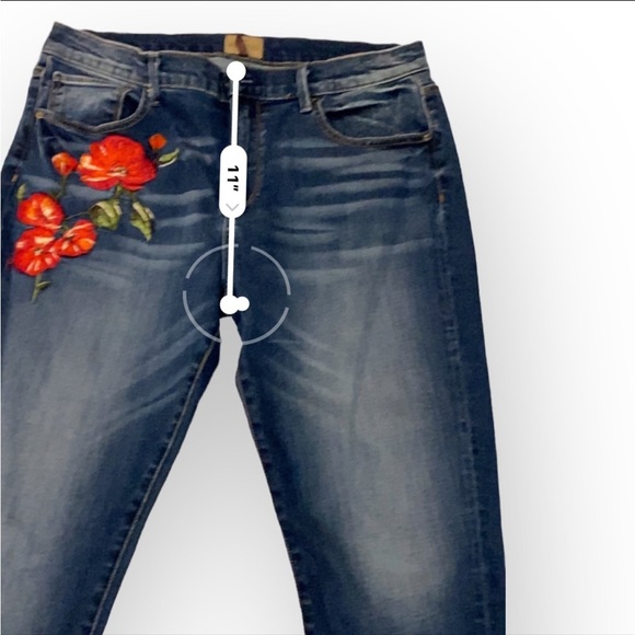 DRIFTWOOD Jackie embroidered jeans. Size 32​ - Picture 9 of 10